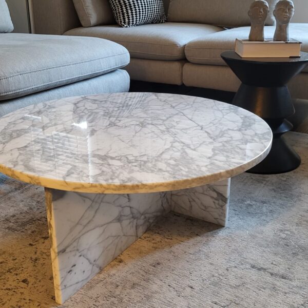 Salontafel van Bianco Carrara-marmer