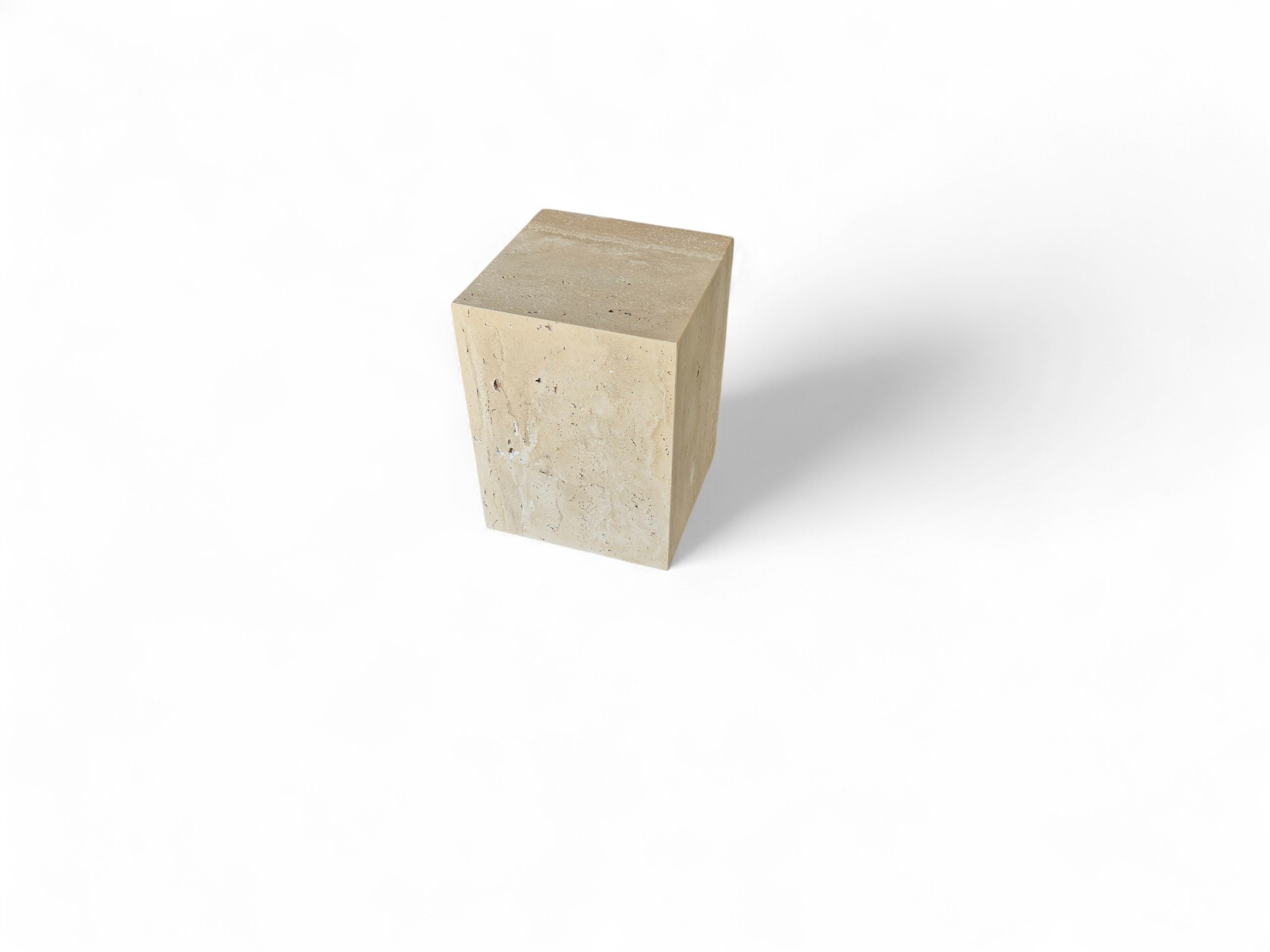 Crèmekleurige bijzettafel - Afbeelding 2