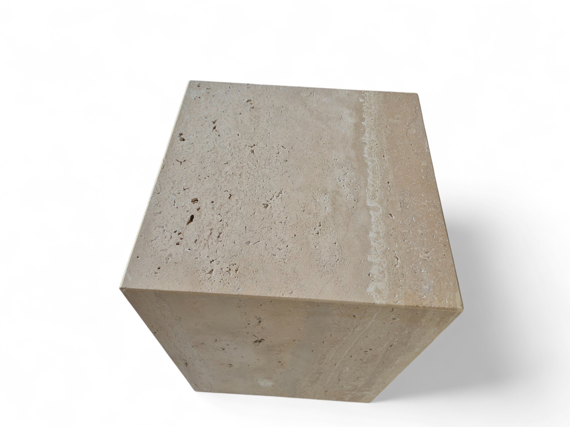 Crèmekleurige bijzettafel - Afbeelding 4