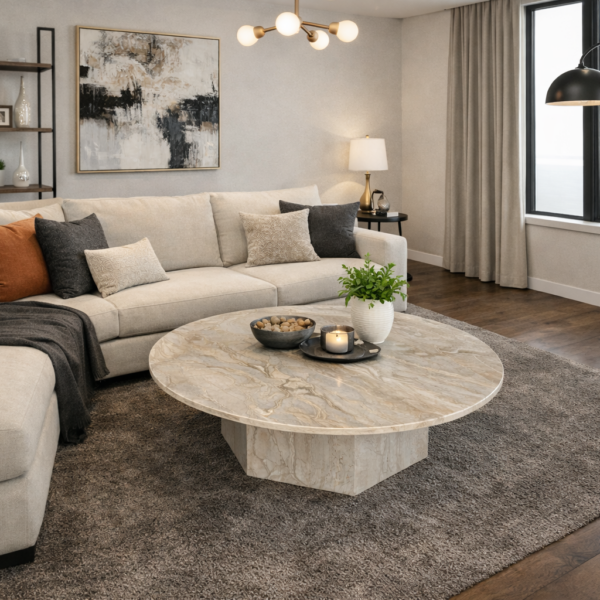 Grote salontafel voor de woonkamer
