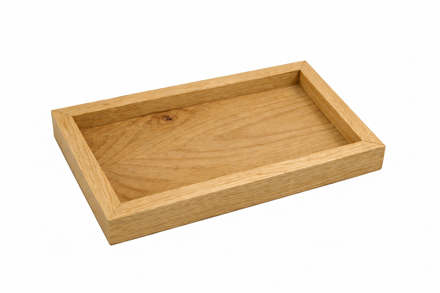Decoratieve schaal van eikenhout - Afbeelding 2
